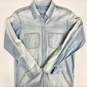 Madewell Denim Button Down, Size S